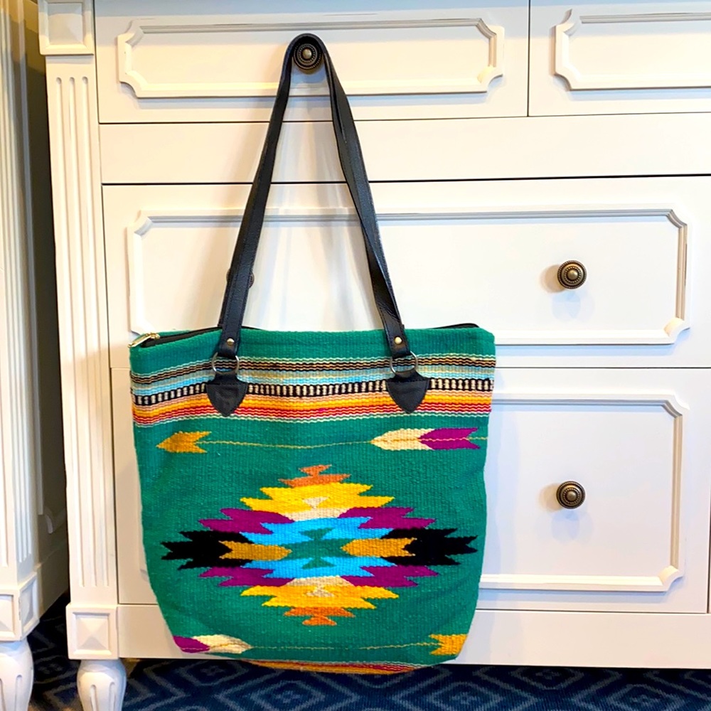 Boho chic tote bag